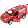 Машина Toyota Land Cruiser Prado Спорт 12 см красная металл инерция Технопарк PRADO-S
