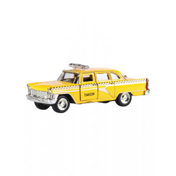 Машина ГАЗ-13 Чайка Такси 12 см желтая металл инерция Технопарк X600-H09084-R