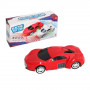 Машинка Electric toy car красная (свет, звук) в коробке