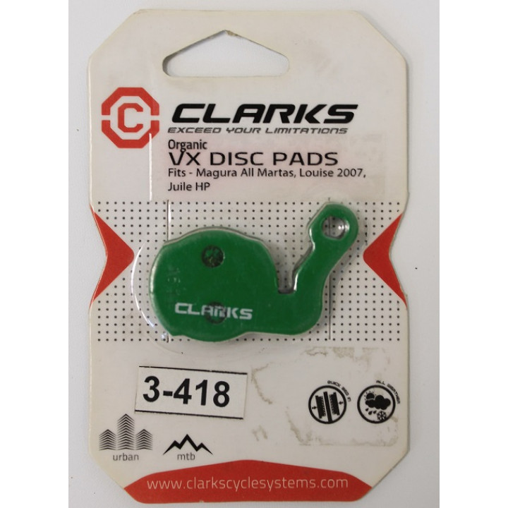 Колодки дискового тормоза Clarks VX846C