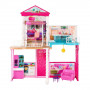 Игровой набор дом+куклы+аксессуары Barbie GLH56