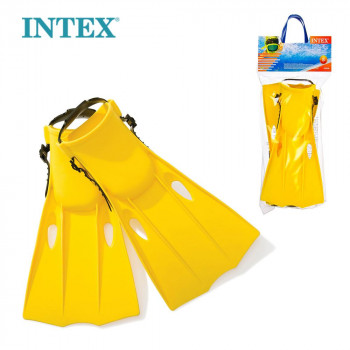 Ласты для плавания малые открытые желтые Intex 55936
