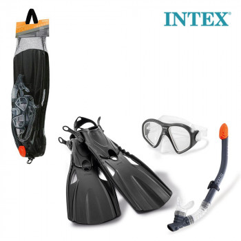 Набор для плавания Reef Rider Sports Set (маска, трубка, ласты) Intex 55657