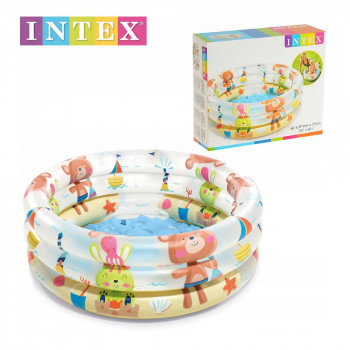 Детский надувной бассейн Пляжные друзья (1-3 лет) Intex 57106NP