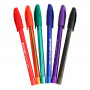 Шариковые ручки 6 цветов (цветной корпус) Asmar AR-1194-6