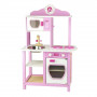Кухня для принцессы бело-розовая (дерево) Viga VG50111