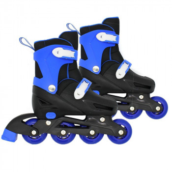 Ролики Power Aosite раздвижные, синие, размер 31-34, колеса без подсветки