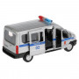 Машина Ford Transit Полиция 12 см серебро металл инерция Технопарк SB-18-18-P-WB