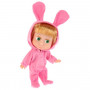Кукла Карапуз Маша в костюме зайца 15 см Маша и Медведь 83030EAS (30)