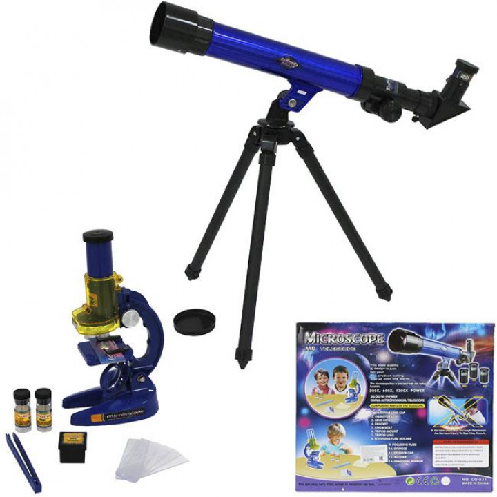 Микроскоп с аксессуарами + Телескоп