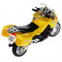 Модель Мотоцикл Туристбайк 12,5 см желтый металл (свет, звук, подвижные элементы) Технопарк 586856-R