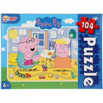 Пазлы классические Свинка Пеппа (104 детали) Умные игры 4680107921024