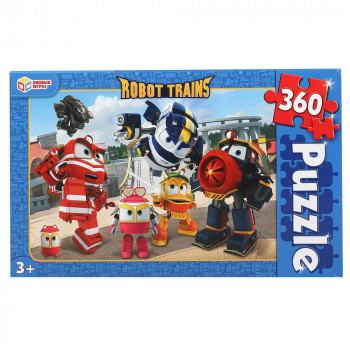 Пазлы классические Robot Trains (360 деталей) Умные игры 4630115523697