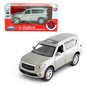 Машина New models 12 см металл инерция серый (свет, звук) Kings toy K233-H65124
