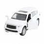 Машина New models 12 см металл инерция белый (свет, звук) Kings toy K233-H65124