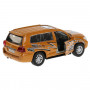 Машина Toyota Land Cruiser Спорт 12,5 см коричневая металл инерция Технопарк CRUISER-S