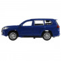 Машина Lexus LX-570 12 см матовая синяя металл инерция Технопарк LX570-12FIL-BU