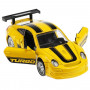 Машина Спорткар 14,5 см желтая металл инерция (свет, звук) Технопарк S688-1B-PR