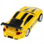 Машина Спорткар 14,5 см желтая металл инерция (свет, звук) Технопарк S688-1B-PR