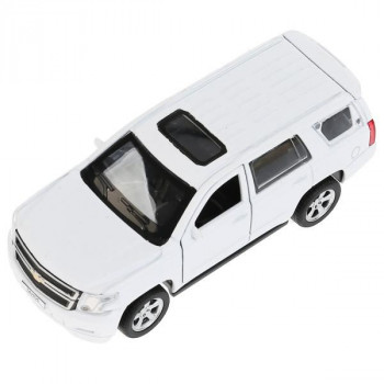 Машина Chevrolet Tahoe 12 см белая матовая металл инерция Технопарк TAHOE-12FIL-WH