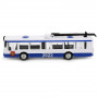 Набор Городской транспорт Троллейбус с останов. и акс. 16,5см металл инерция Технопарк SB-17-14-B-WB