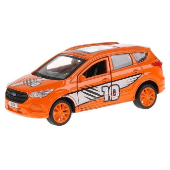 Машина Ford Kuga Спорт 12 см оранжевая металл инерция Технопарк KUGA-S