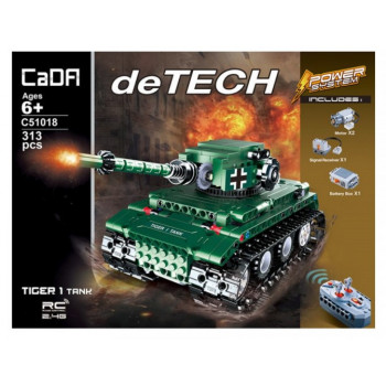 Конструктор CaDa Танк Tiger 1,  313 дет. C51018W