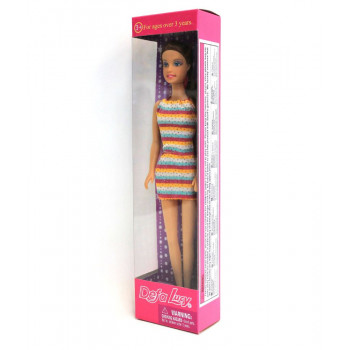 Кукла красотка - модница Defa Lucy в полосатом платье