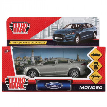 Машина Ford Mondeo 12 см серая металл инерция Технопарк MONDEO-GY