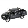 Машина Уаз Пикап 12 см черный металл инерция Технопарк