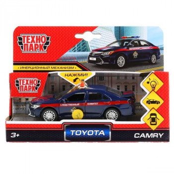 Машина Toyota Camry След. комитет 12 см синяя металл инерция (свет, звук) Технопарк CAMRY-12SLCOM-BU
