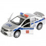 Машина Toyota Camry Полиция 12 см серебро металл инерция (свет, звук) Технопарк CAMRY-P-SL