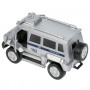 Машина Бронеавтомобиль Полиция 12 см серебро металл инерция (свет, звук) Технопарк FY6055-12SLPOL-SR