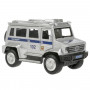 Машина Бронеавтомобиль Полиция 12 см серебро металл инерция (свет, звук) Технопарк FY6055-12SLPOL-SR