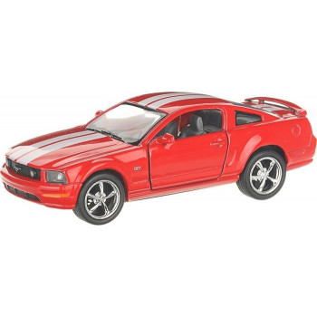 Машина Kinsmart "Форд Mustang GT" (металлическая, инерционная) красный 1:38