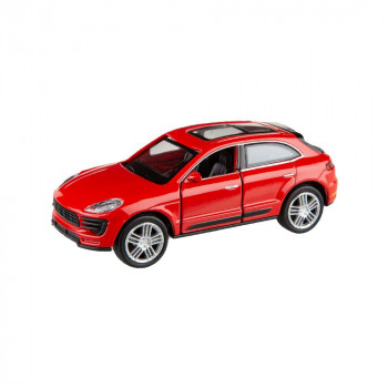 Play Smart  Машина Porsche Macan металл инерция, цвет красный, 8 см