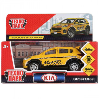 Машина Kia Sportage Спорт 12 см желтая металл инерция Технопарк SPORTAGE-SPORT