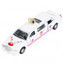 Машина Лимузин Свадебный 17 см белая металл инерция (свет, звук) Технопарк CT10-105-L
