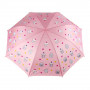 Зонт-трость Капкейки розовый полуавтомат (ткань) 69990-3