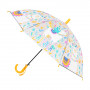 Зонт-трость Alpaca жёлтый полуавтомат (полиэтилен) 69987-2