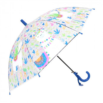 Зонт-трость Alpaca синий полуавтомат (полиэтилен) 69987-3