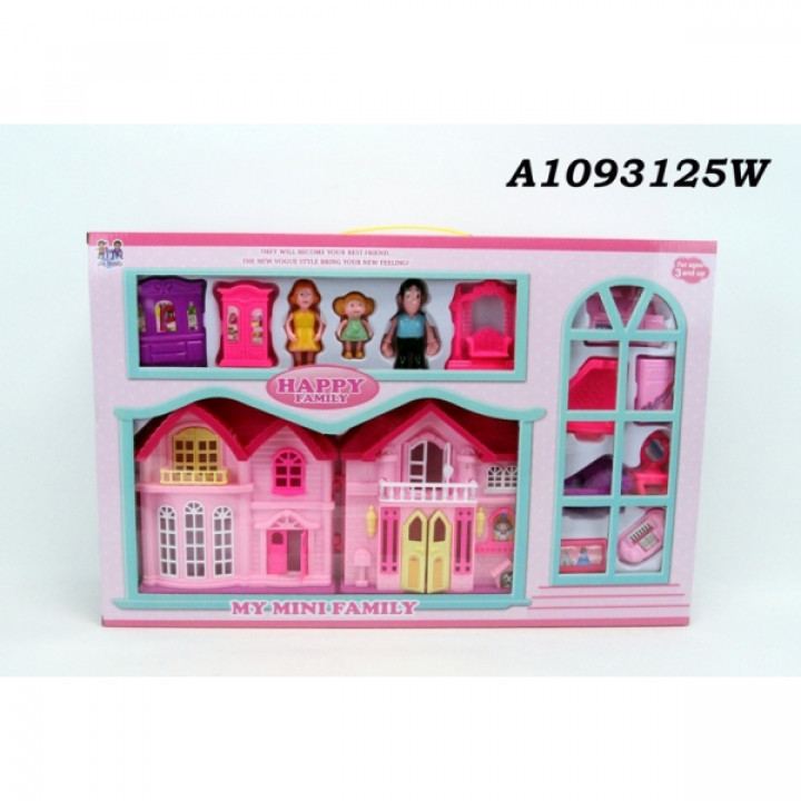 Дом для кукол, с фигурками и аксессуарами A1093125W