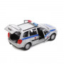 Машина Lada Kalina Cross Полиция 12 см серебро металл инерция Технопарк SB-16-46-P-WB