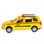 Машина Lada Kalina Cross Такси 12 см желтая металл инерция Технопарк SB-16-46-T-WB