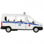 Машина Ford Transit Полиция 12 см белая металл инерция Технопарк SB-18-18-P(W)-WB