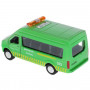 Машина ГАЗ Газель Next Дорожный патруль 12 см зеленая металл инерция Технопарк SB-18-19-TR-WB
