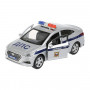 Машина Hyundai Solaris Полиция 12см серебро металл инерция (свет,звук) Технопарк SOLARIS2-12SLPOL-SR