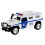 Машина ГАЗ-2330 Тигр Полиция 11,3 см белая металл инерция Технопарк X600-H09053-R