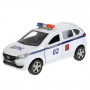 Машина Lada Xray Полиция 12 см белая металл инерция Технопарк XRAY-12POL-WH