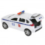 Машина Lada Xray Полиция 12 см белая металл инерция Технопарк XRAY-12POL-WH